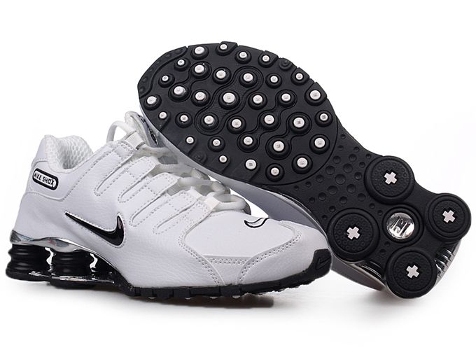 Mens Nike Shox Nz Sl Si Shoes White Black